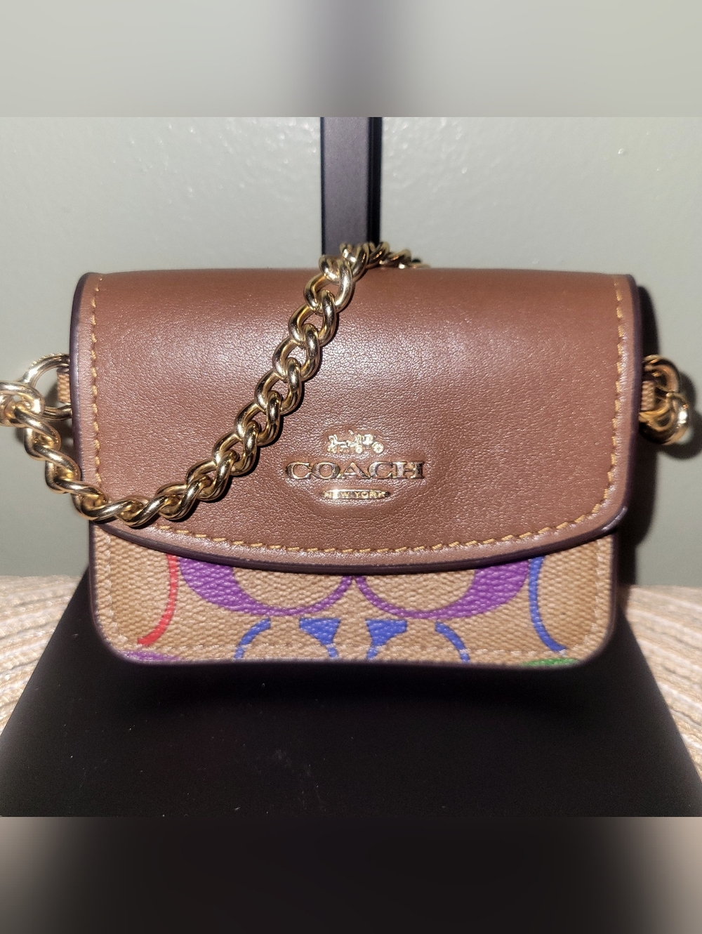 Coach Pride Poppy Card Holder